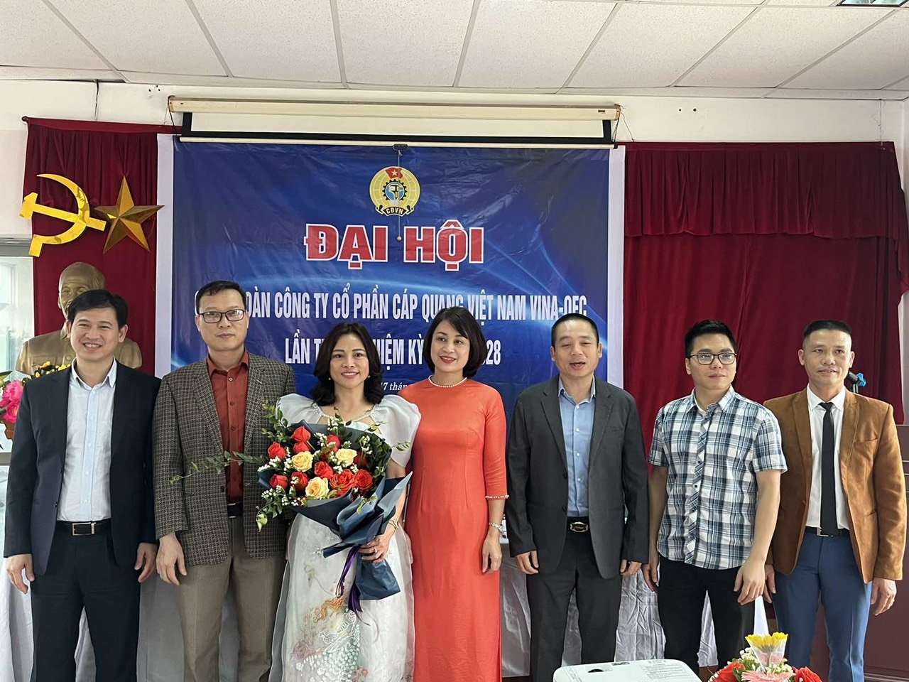 Công đoàn Công ty Cổ phần Cáp quang Việt Nam Vina-OFC tổ chức thành công Đại hội lần thứ IX, nhiệm kỳ 2023 – 2028