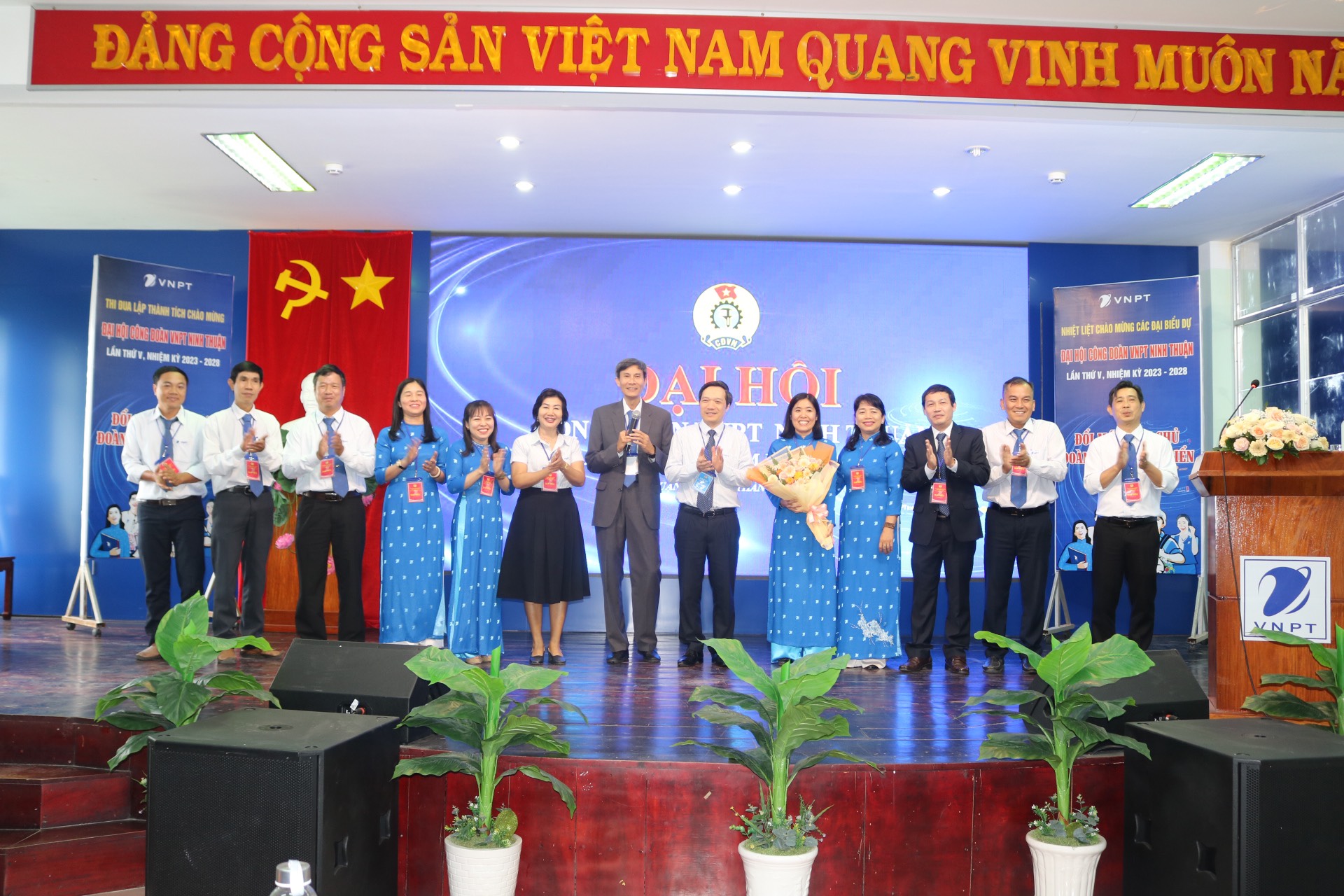 Công đoàn VNPT Ninh Thuận tổ chức thành công Đại hội khóa V, nhiệm kỳ 2023 - 2028