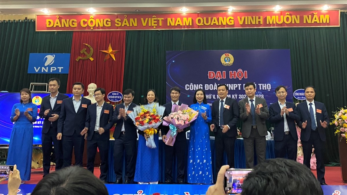 Công đoàn VNPT Phú Thọ tổ chức thành công đại hội công đoàn khóa V, nhiệm kỳ 2023 - 2028