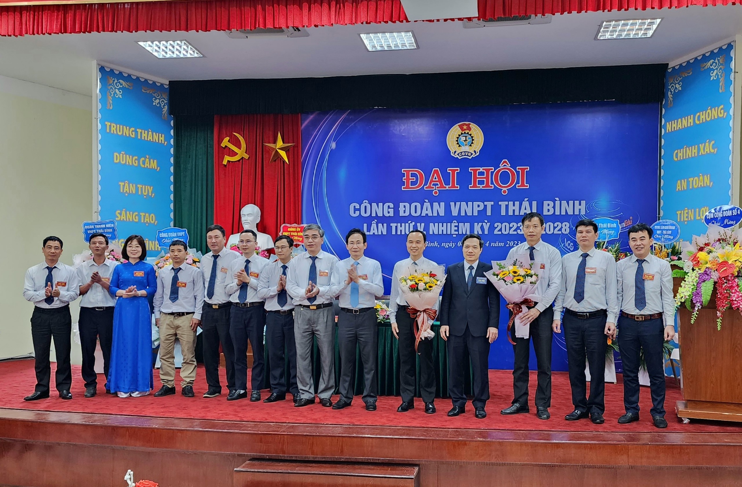 Công đoàn VNPT Thái Bình tổ chức thành công Đại hội Công đoàn nhiệm kỳ 2023 - 2028